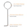 QUARKZMAN Drain Lifter Hooks, 5 Pieces Stainless Steel Drain Rust