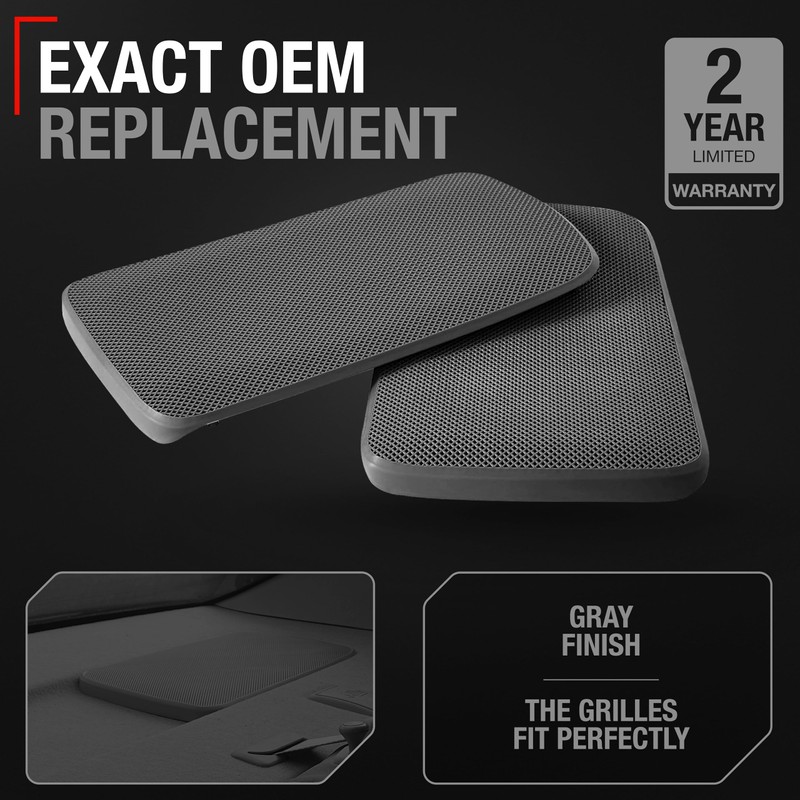 Quick, E-Z to Install Replacement Speaker Grilles for Toyota Camry