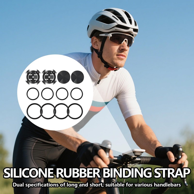 Anrbb Pack of 2 Bicycle Mount for GPS Bicycle Computer,