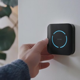 Virone FUDU DC Türklingel - 5 Lautstärkestufen 0-88 dB Reichweite Bis Zu 180m 36 Melodien IP44 - Klingel Haustür Funkklingel Batteriebetrieben