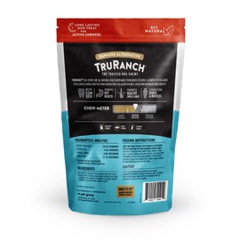 TRURANCH All-Natural Rawhide Alternative Dog Treats 6" Rolls (Beef), Hydrolyzed Collagen, 50% Protein, Healthy Limited Ingredients Dog Chew, for Small, Medium and Large Dogs