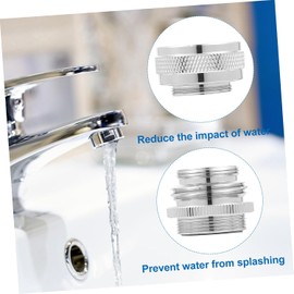5 piezas Kit de Adaptadores Metálicos para Grifo con Aireador Giratorio Conectores Prácticos para Manguera y Filtro de Agua Compatibles con Fregadero y Jardín Diseño Compacto y