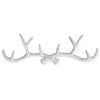 Macosa PO471327-000-101 Wall Hook Antlers White Country House Antique Deer