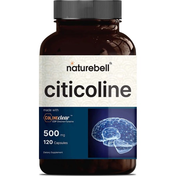 Citicolina Cdp Colina 120 Cápsulas Nootropico Eg C47 Sabor ND