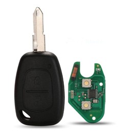 Remote Control Key Card Car Key 433Mhz ID46 PCF7946Chip for Renault Master Traffic Vivaro Kangoo Movano Transmister 2003-2013 NE72 VAC102 Blade (NE73 Blade)