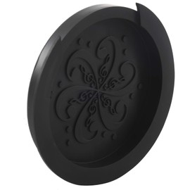 Tuperoymse Acoustic Guitar Sound Hole Cover Block Plug Screeching Halt for 40"/41" EQ Black