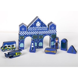 Lesser & Pavey Retro Police Station Building Games & Toys For Children | Learning Puzzle Board For Kids Games | Lovely Playing Games Set For Kids & Adults | Ideal Toys & Games Gifts For Any Occasions