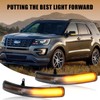 doiplent [2pcs] Side Mirror Turn Signal Lights for Ford Explorer