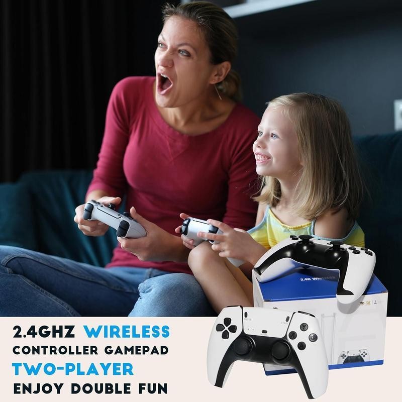2025 New Video Gamepad Console with 30,000+ Games,ChildhoodClassic Game,4K HDMIOutput,