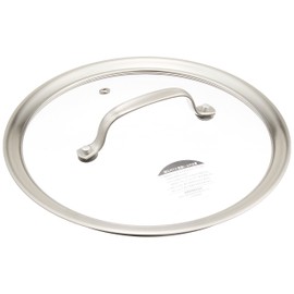 TKG ANB3904 IH Select Double Layer Clad Glass Lid 8.7 inches (22 cm)