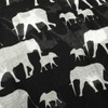 allydrew Elephant Print Scarf Wrap, Black