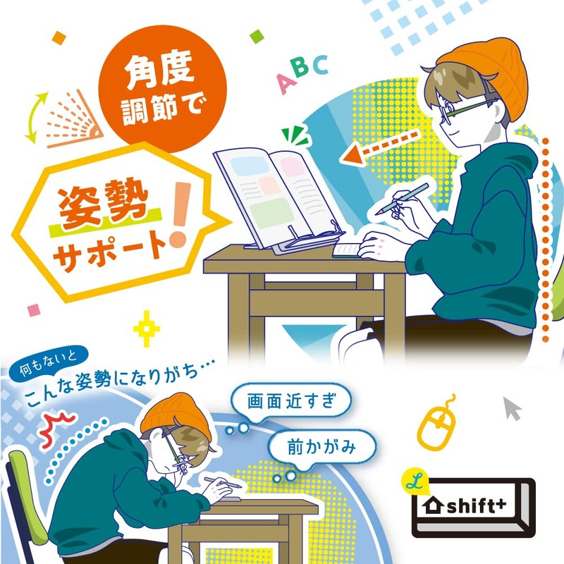 Sonic LS-6114-K LS-6114-K Shift Plus, Convenient for Tablets, Compact Storage,