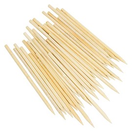 Chef Craft Select Bamboo Apple Sticks, 6 inch 30 Piece Set, Natural