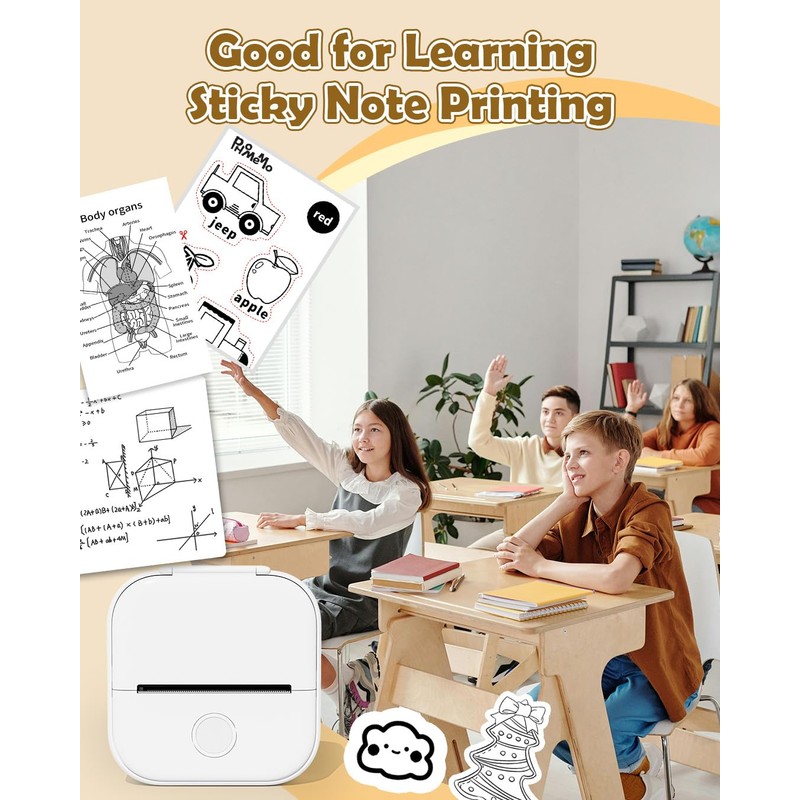 T02 Thermal Printer - T02 Portable Photo Printer Labels Create