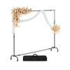 VEVOR Backdrop Stand with Wheels, 7 x 10 ft Adjustable