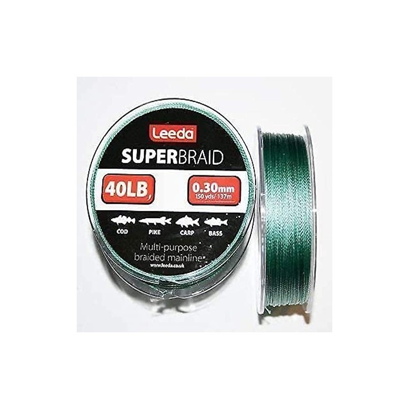 Leeda Super Braid 40lb 150yds / 137m 40 lb