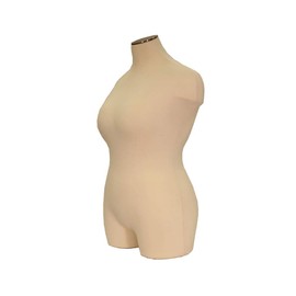 Adult Female Plus Size Mannequin 3/4 Half Body Dress Form Pinnable Torso #FF2WPL+05