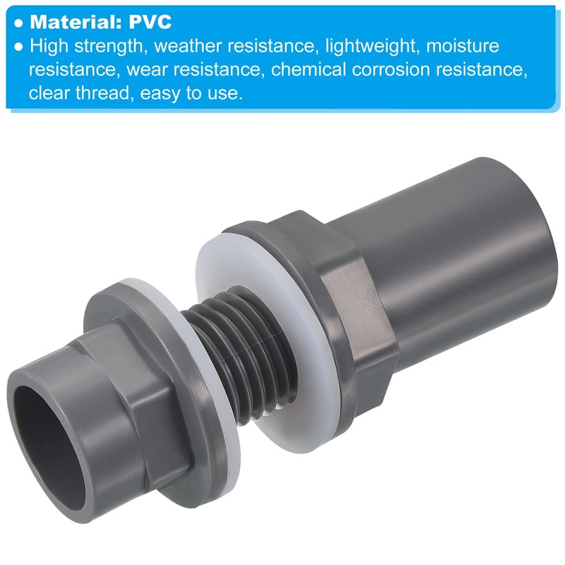 PATIKIL GASKETED PIPE JOINT PVC WATER TANK PIPE SUPPLY PVC