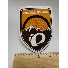 Bike Sticker 4" PEARL IZUMI Black Logo Ride Mountain Road Mountain Bike Frame Sticker Decal