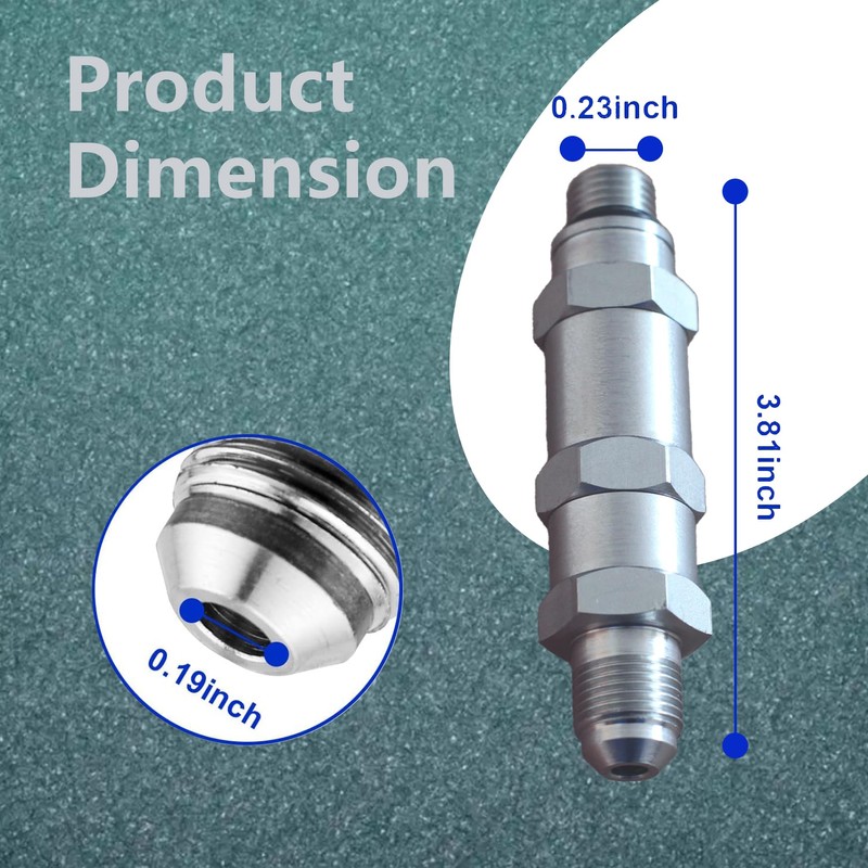 BABERGOU Fuel Check Valve Compatible with Detroit Diesel Series 60