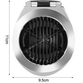 Premium Stainless Steel Egg Slicer with Zinc Alloy Frame - Professional 2-in-1 Cutting Tool for Eggs, Mozzarella, Strawberries, Kiwi, Mushrooms and Soft Vegetables - Dishwasher Safe