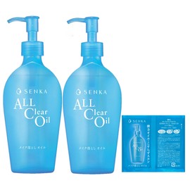 SENKA All Clear Oil, 8.1 fl oz (230 ml) x 2 Packs + Bonus