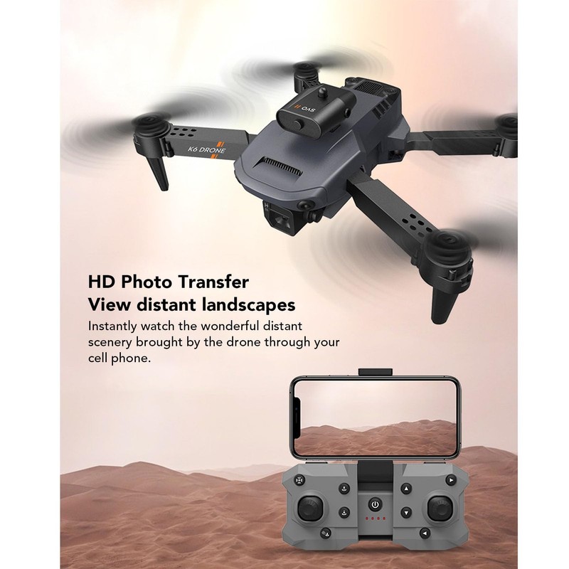 4K HD Dual Camera Quadcopter with 50x Zoom, Obstacle Avoidance,