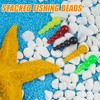 100PCS Stacked Fishing Beads Plastic Trout Beads Fishing Line Rig