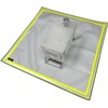 POMOLY Fire Pit Mat,Fireproof Mat Visible at Night-Great for Deck