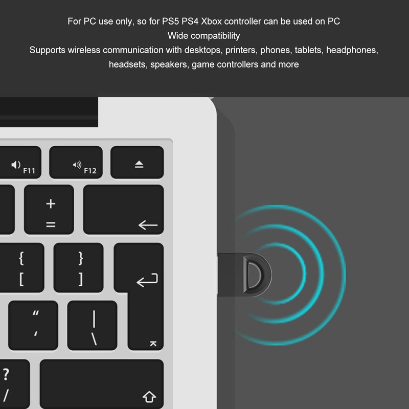 USB Bluetooth Adapter 2.4G Bluetooth 5.3 Dongle Receiver Wireless Transfer