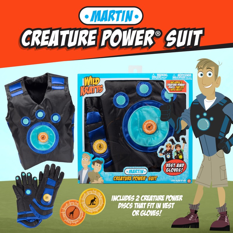 Wild Kratts Creature Power Suit Costume Accessory Kit: Martin