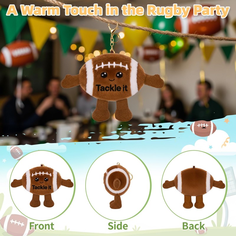 COZYMATE Football Stuffed Animal Plush 3.93 inches Rugby Plush
