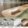 Toyvian Supporto Poggia-Bacchette in Ceramica Bianca 12 Pezzi, Porta-Couverts Piccolo
