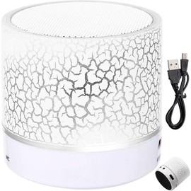 Retoo Bluetooth Speaker Wireless Portable Bedside Lamp LED Table Lamp for Outdoor Camping Garden Party Travel Gift for Teenage Girls Boys Kids Bedroom White