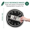 Fzy.bstim Silent Wall Clock Battery Operated,Modern Metal Wall Clock Decorative