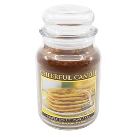 A Cheerful Giver Maple Syrup Pancakes Jar Candle, 24-Ounce