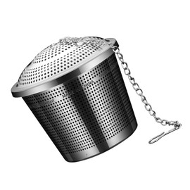 VILLFUL Stainless Steel Spice Filter Ball Large Brine Basket for Seasoning Tea Convenient Hanging Design for Hot Pot Soup Cooking