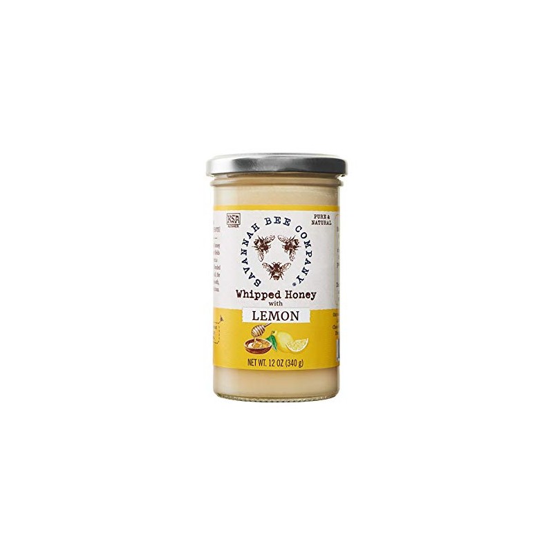 Whipped Honey - Lemon 12 Ounce Tower by Savannah Bee