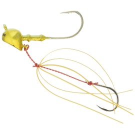 Ecogear Oval Tenya L Hook No. 6 T12 Gold Green Glow