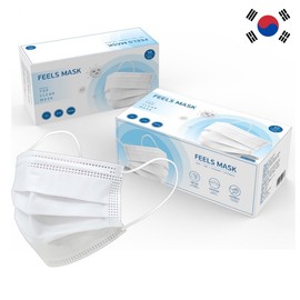 Fields Domestic Dental Mask Disposable Cute Droplet Blocking Mask 2000 sheets / 필즈 국산 덴탈마스크 일회용 귀편한 비말차단 2000매