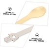 Mikinona Skin Care Spoons 4pcs Rose Shape Makeup Spoons for