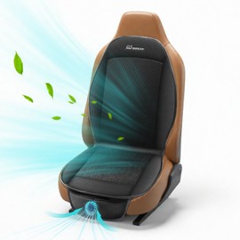 Snailax Cooling Car Seat Cushion with Air Fan for Most Car Truck 3 Speeds USB