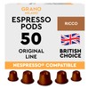 Grano Milano Ricco Coffee Capsules - 50 Aluminium Coffee Pods
