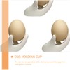 2Pcs Ceramic Hand Frame Boiled Egg Holder Breakfast Egg Stand
