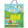 Magnetic Learning Calendar with Weather Station 55 PCS (15” X 12” Wall Mountings Ready)