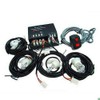 DENESTUS 4 HID Bulbs Emergency Strobe Light Headlight Kit Car