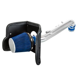 Cold Air Intake Airflow System with Heat Shield Kit + Filter Combo BLUE Compatible For 05-20 Tacoma 2.7L