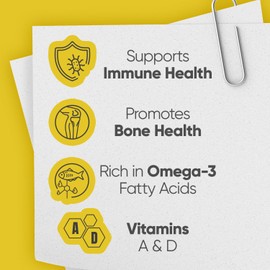 Emulsion de Escocia EMULSION DE ESCOCIA Strawberry/Banana 6.5 Oz. Cod Liver Oil