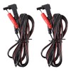 Enwye 2 Pcs Tens Electrode Wires Jack Plu-g Pin Connector,Electrode