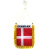 Denmark Mini Banners - 1 Dozen Pack
